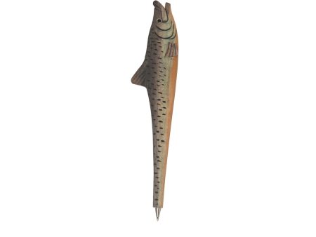 7.75 in. Wood Sports Fish Pen Hot on Sale