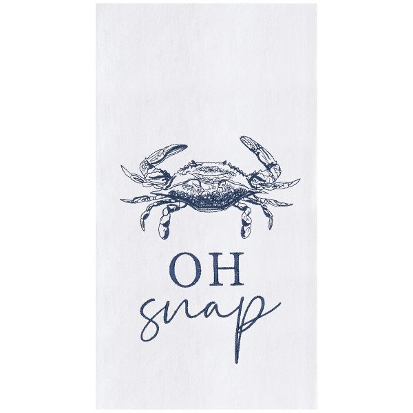 Oh Snap Crab Kitchen Towel Online now