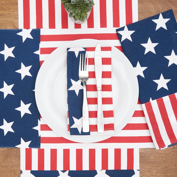 Stars and Stripes Table Linens Online now