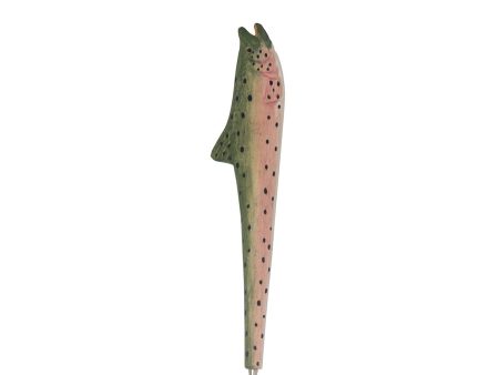 7.75 in. Wood Rainbow Trout Pen Cheap