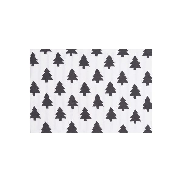 Black & White Forest Table Linens Hot on Sale