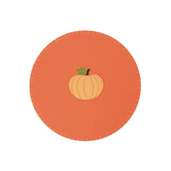 Harvest Pumpkin Felt Table Linens Hot on Sale