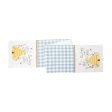 Bee Happy in Blue Table Linens Hot on Sale