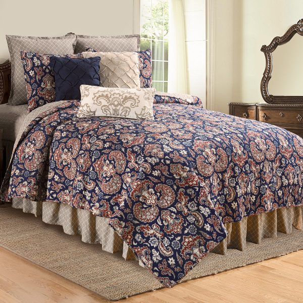 Rosamund Damask Quilt Set Online Sale