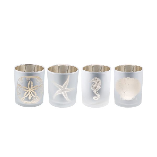 Small Silver Tealight Holder, Asst. of 4 Supply