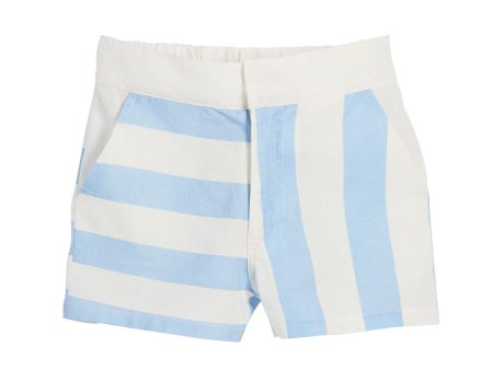 Mixed Stripe Shorts Online Hot Sale