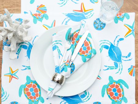 Caraway Coral Table Linens Online