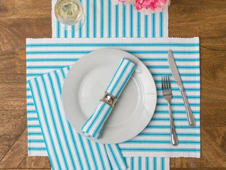 Ticking Stripe Table Linens on Sale