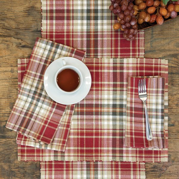 Samuel Plaid Table Linens For Sale