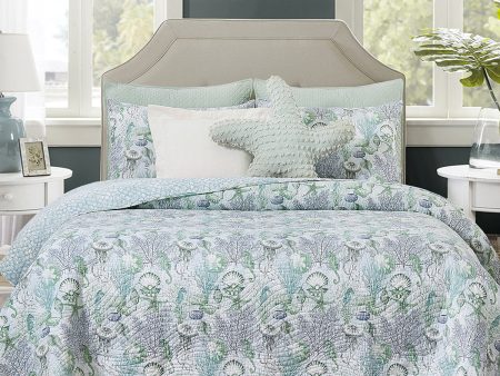 Shoreline Waters Quilt Set Discount