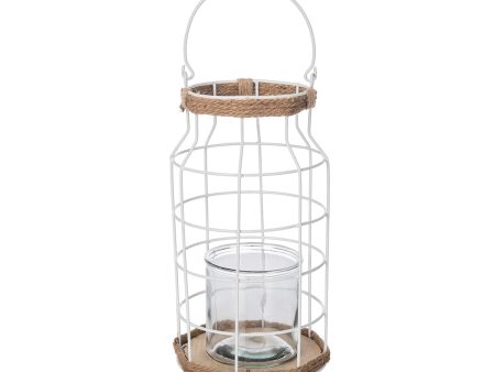 Large Whitewash Lantern Sale