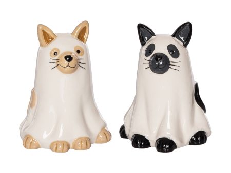 Ghost Cats S&P Shakers, Set of 2 Cheap