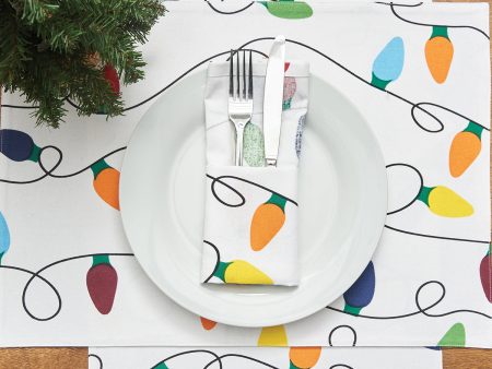 Christmas Light Table Linens Online Sale