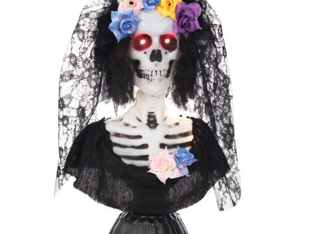 LED Skull Bride Figurine For Sale