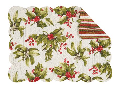 Mistletoe Cream Table Linens Online Hot Sale