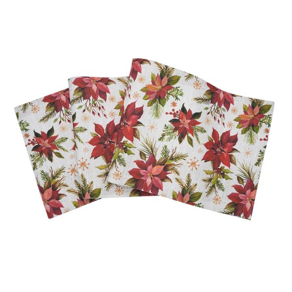 Poinsettia Moments Table Linens Supply