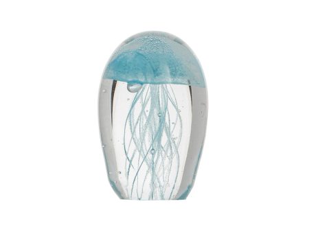 1.57 in. Glass Glowing Jellyfish Paperweight For Cheap