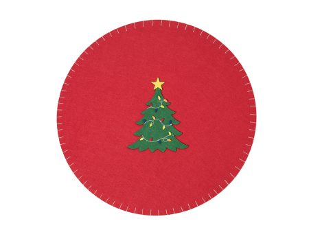 Christmas Tree Felt Table Linens For Cheap