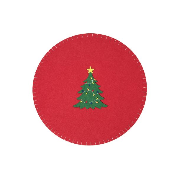 Christmas Tree Felt Table Linens For Cheap