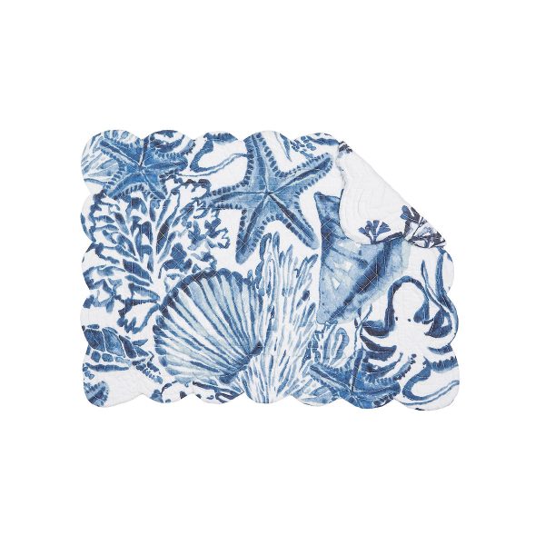 Blue Coast Shells Table Linens Discount