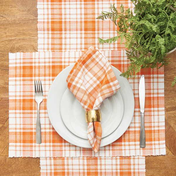 Hazel Plaid Table Linens Cheap