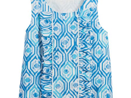 Ikat Shell Top For Cheap