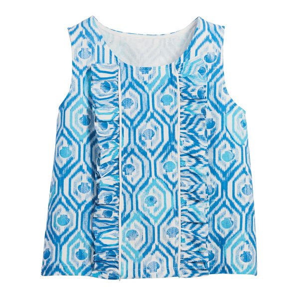 Ikat Shell Top For Cheap