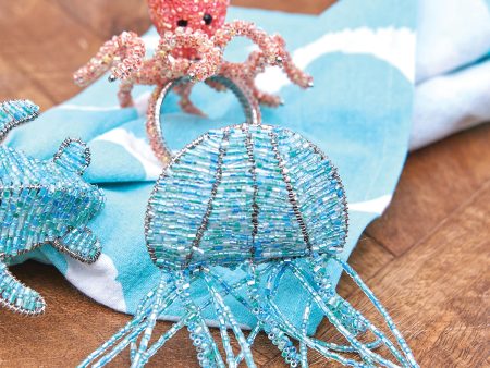 Beaded Octopus Napkin Ring Online now