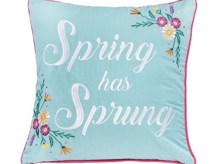 Spring Has Spring Pillow Online Sale