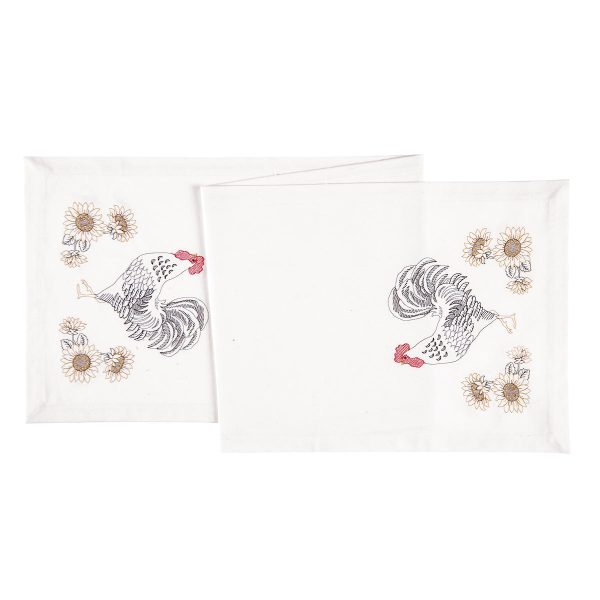 Parisian Rooster Table Linens on Sale