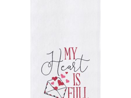 Heart Is Full Kitchen Towel Online Hot Sale