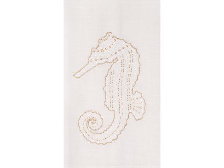 Golden Coast Seahorse Kitchen Towel Online now