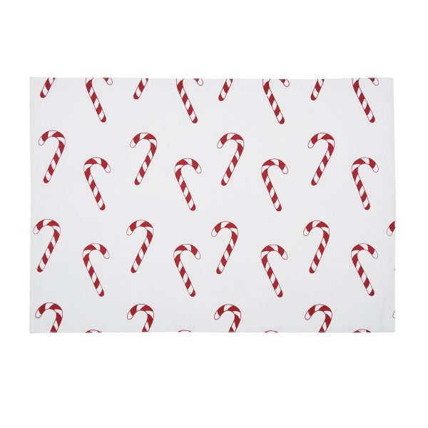 Candy Cane Wishes Table Linens on Sale