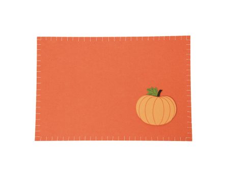 Harvest Pumpkin Felt Table Linens Hot on Sale