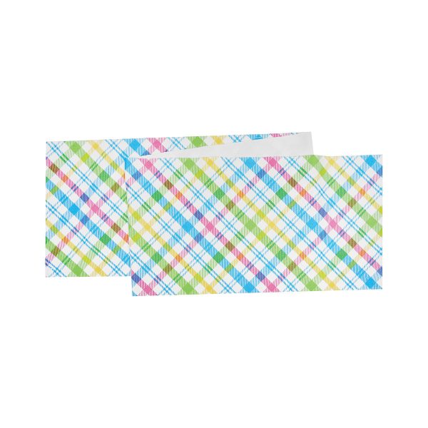 Spring Blossom Plaid Table Linens Supply