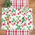 Strawberry Patch & Plaid Table Linens Online now