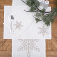 Champagne Snowflake Table Linens Online