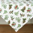 Winter Botanical Woven Table Linens Fashion