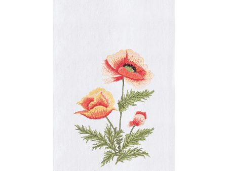 Poppy Kitchen Towel For Sale