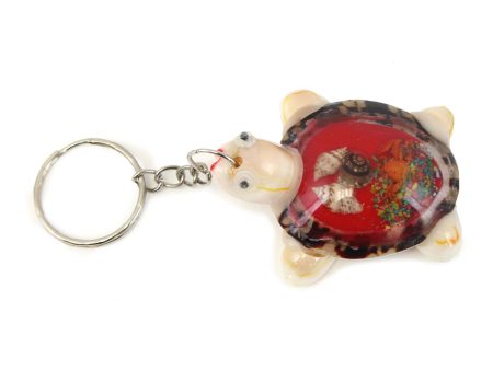 2.5 in. Red Shell Turtle Keychain Sale