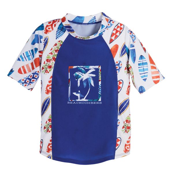 Blue Multi Surf Rashguard Online Sale