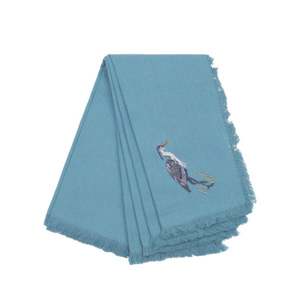 Heron Blue Table Linens For Discount