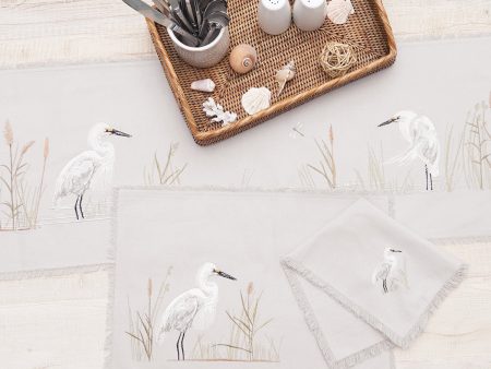 White Egret Table Linens For Sale