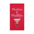 Martinis & Mistletoe Kitchen Towel Online Sale