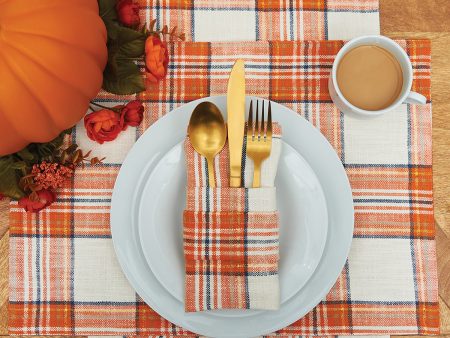 Gibson Plaid Table Linens Hot on Sale