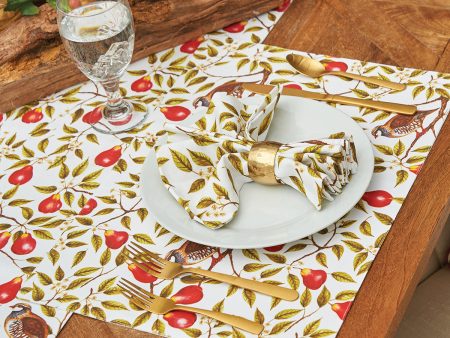 Partridge In A Pear Tree Table Linens Online now