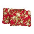 Mistletoe Leaves Table Linens Online