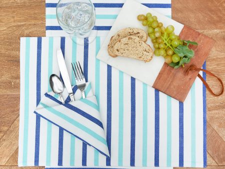 Lakeview Stripe Table Linens Hot on Sale