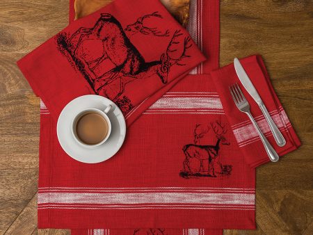 Stag Feed Sack Table Linens Supply