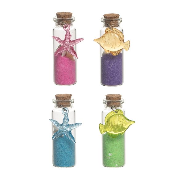 2.35 in. Glass Colored Sand, Set of 4 For Cheap